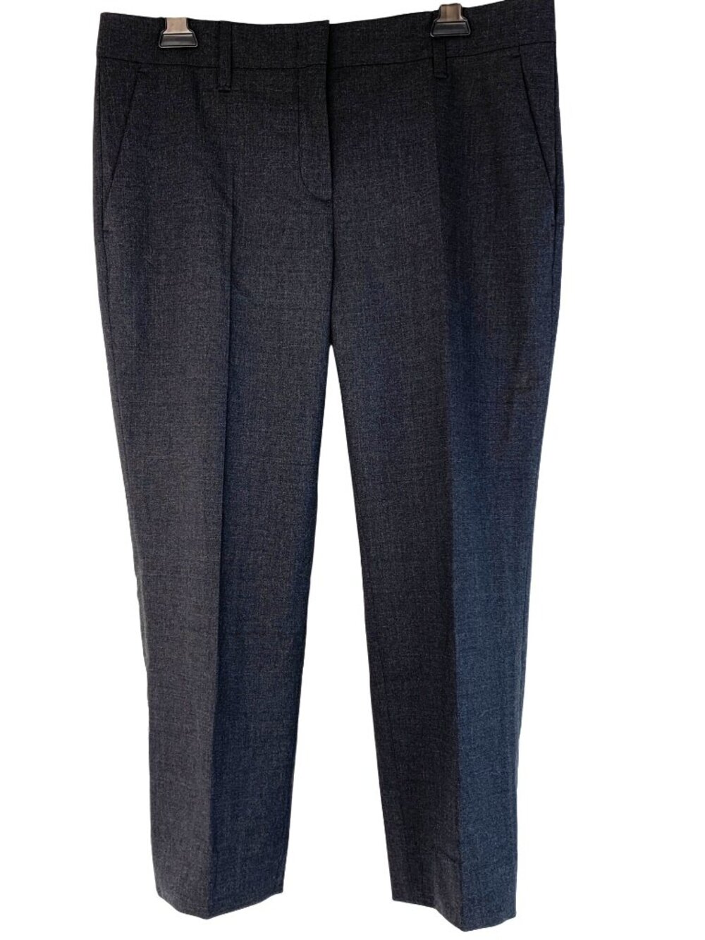 Prada Womens Natte Crop Pants Tailored Wool Blend Size 8/10 US Italy NWT
